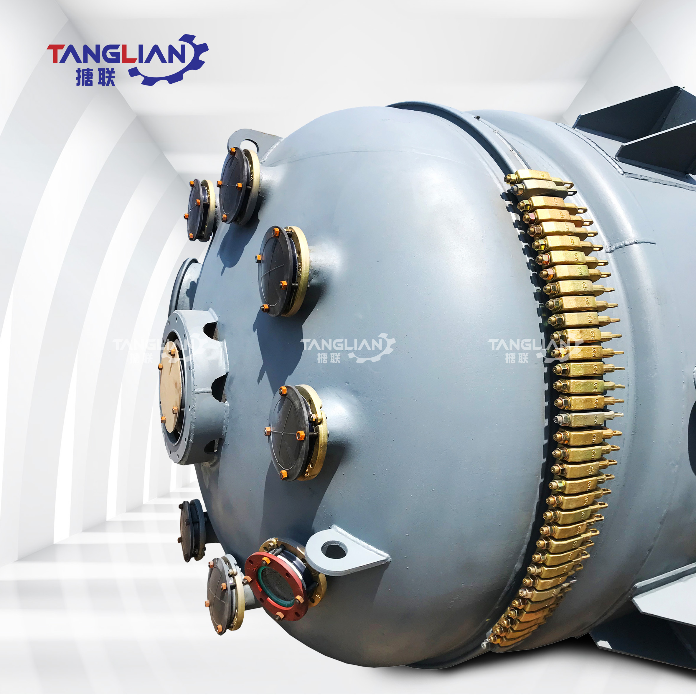 搪瓷反应釜的组成和加热形式