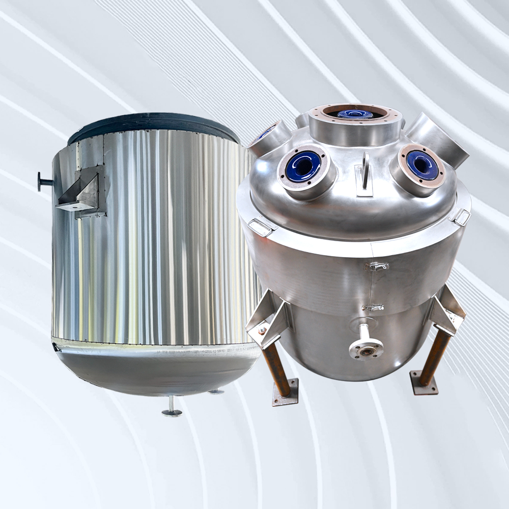 搪玻璃外包不锈钢反应釜
