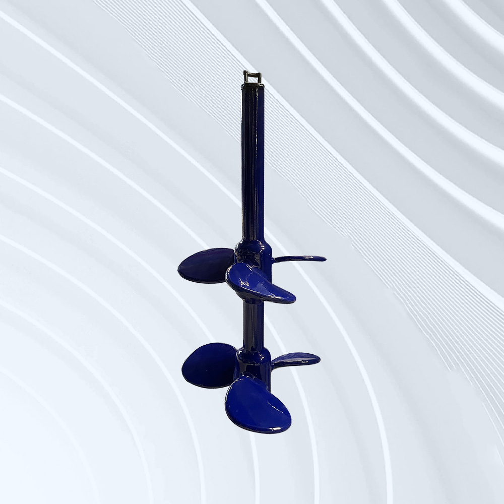 搪玻璃三层推进式搅拌